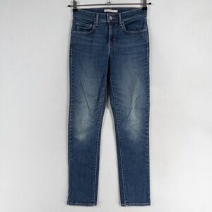 Levi's Jeans Womens 4 Blue Classic Mid Rise Skinny Medium Wash Denim Stretch
